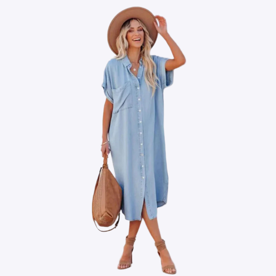 Kiera - Light & Airy Summer Essential Woman's Midi Dress