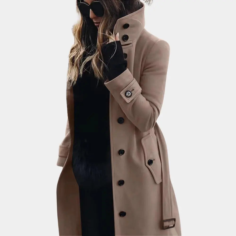 Stijlvolle en warme trenchcoat voor dames Dreamardi