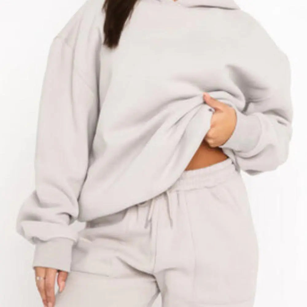 Claudia - Comfortable Casual Woman's Hoodie Tracksuit Set Dreamardi