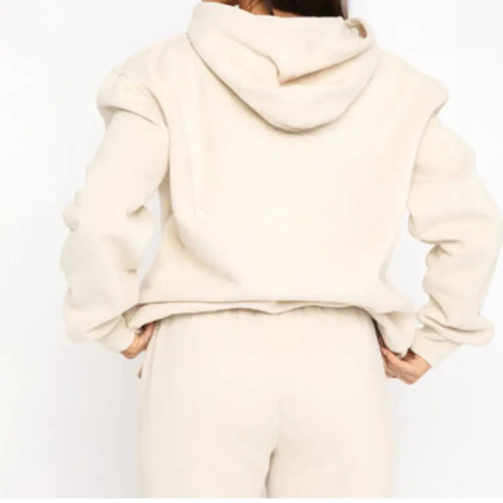 Claudia - Comfortable Casual Woman's Hoodie Tracksuit Set Dreamardi