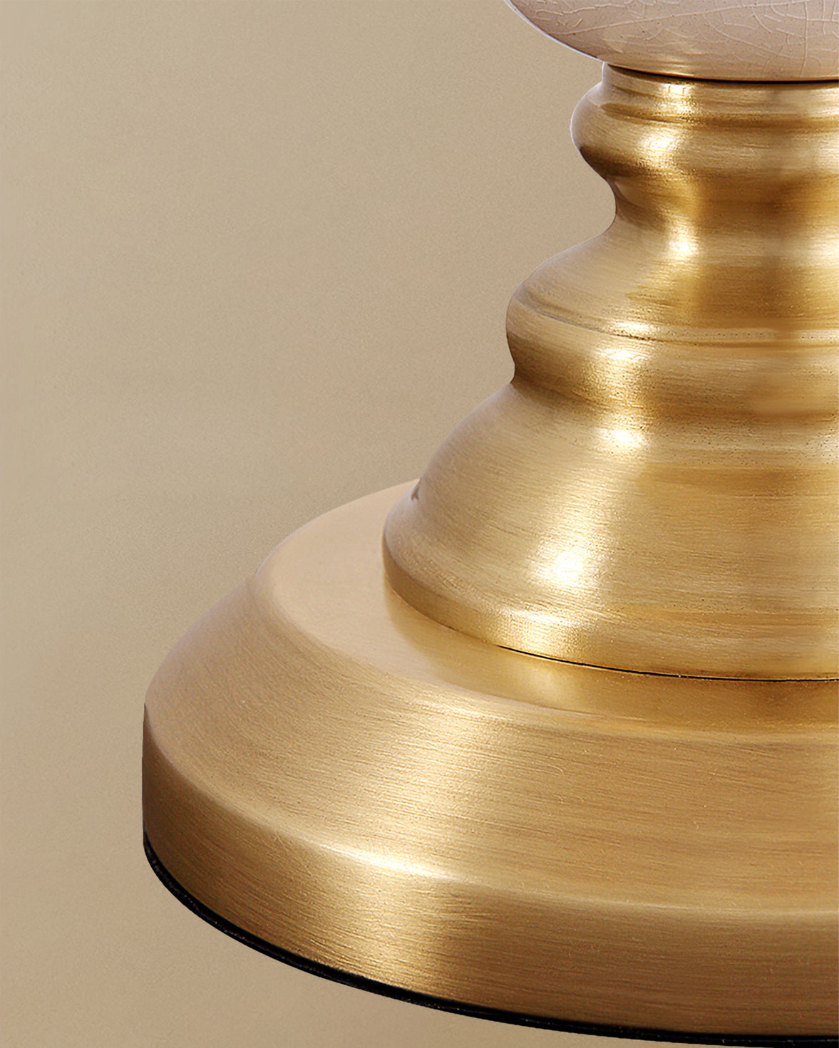 ChicShade - Elegant Brass & Ceramic Table Lamp