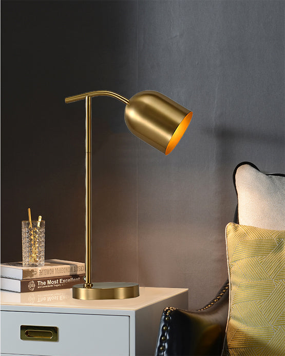 ShineArc - Modern Brass Detail Table Lamp