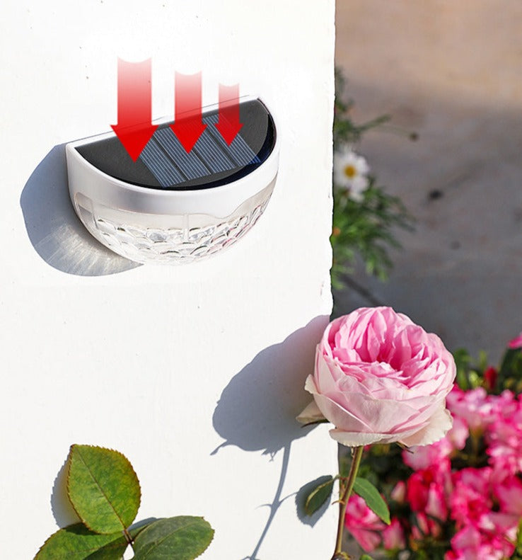 LumeBowl - Chic Outdoor Lighting Solar Wall Lamp