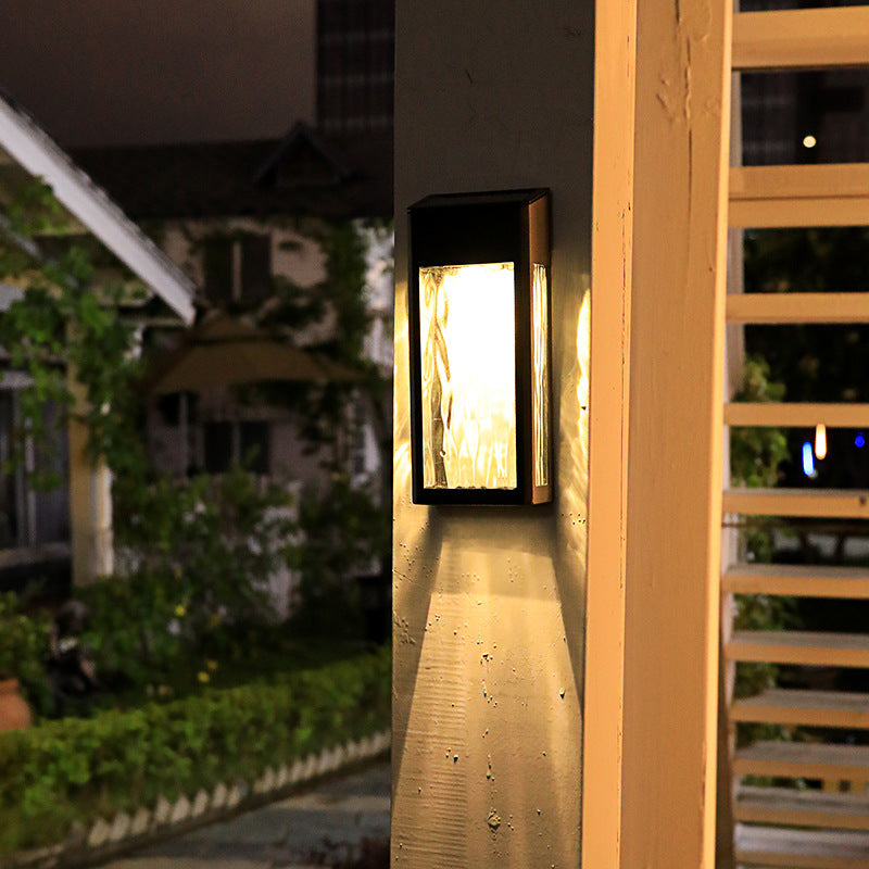 GlowBox - Energy-Efficient Glow Solar LED Wall Lamp