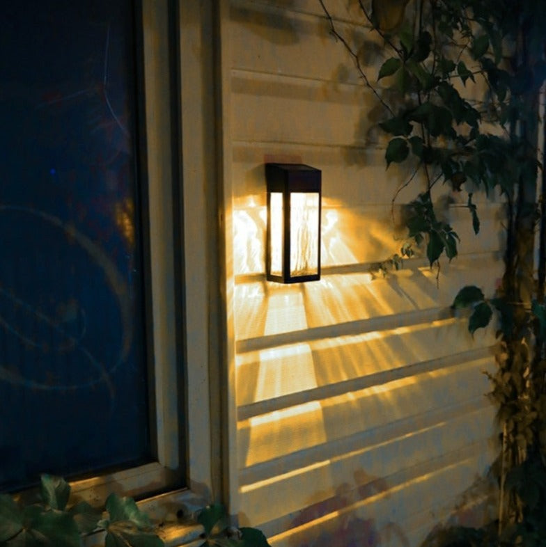 GlowBox - Energy-Efficient Glow Solar LED Wall Lamp