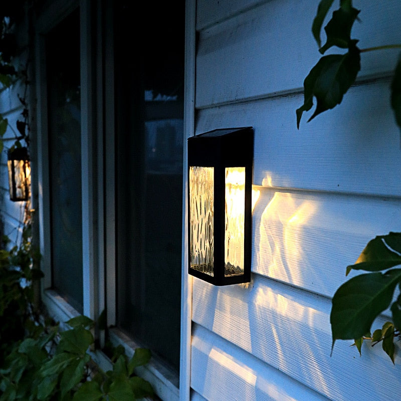 GlowBox - Energy-Efficient Glow Solar LED Wall Lamp