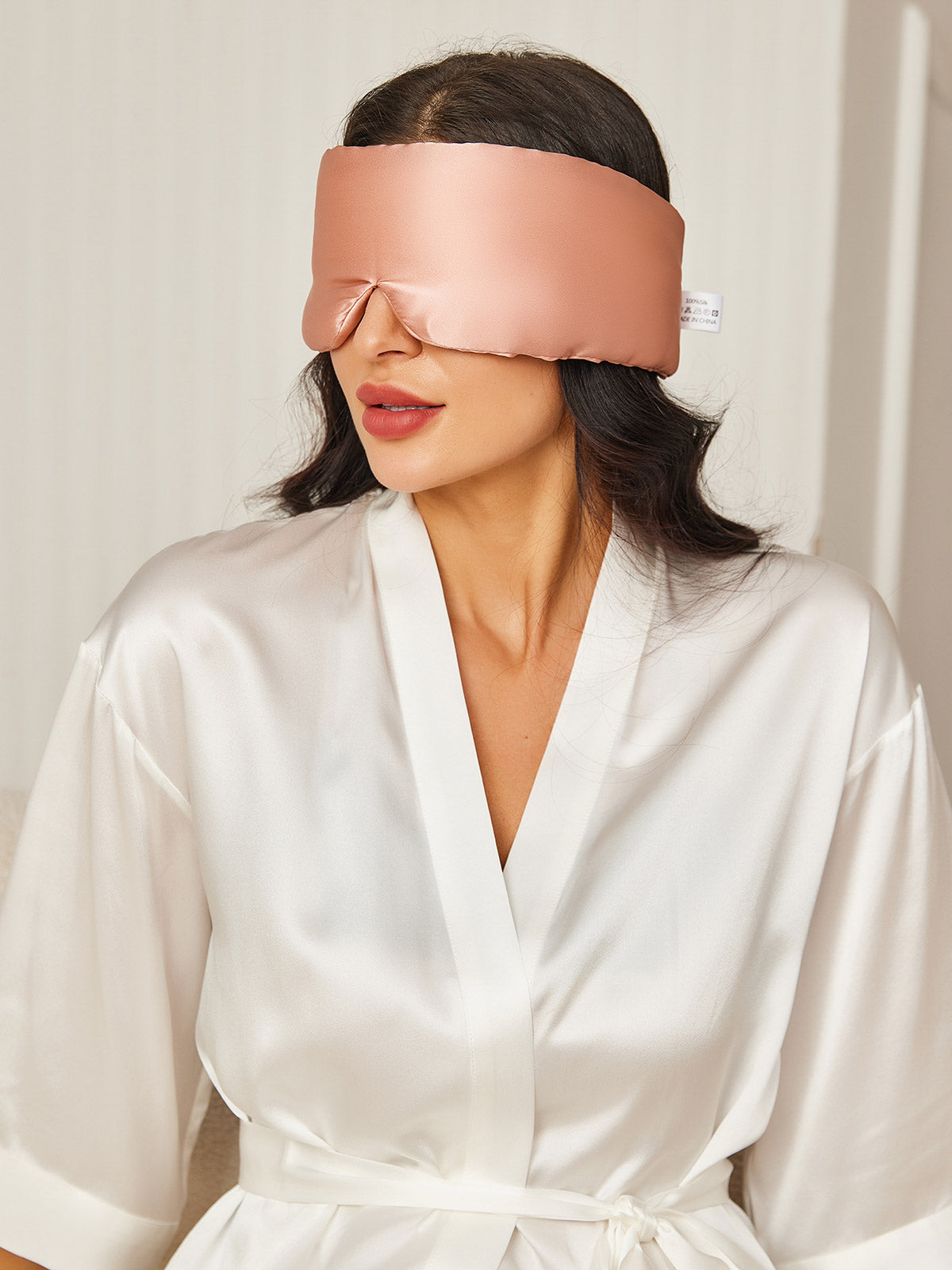 Elegant zijden slaapoogmasker uit één stuk Dreamardi