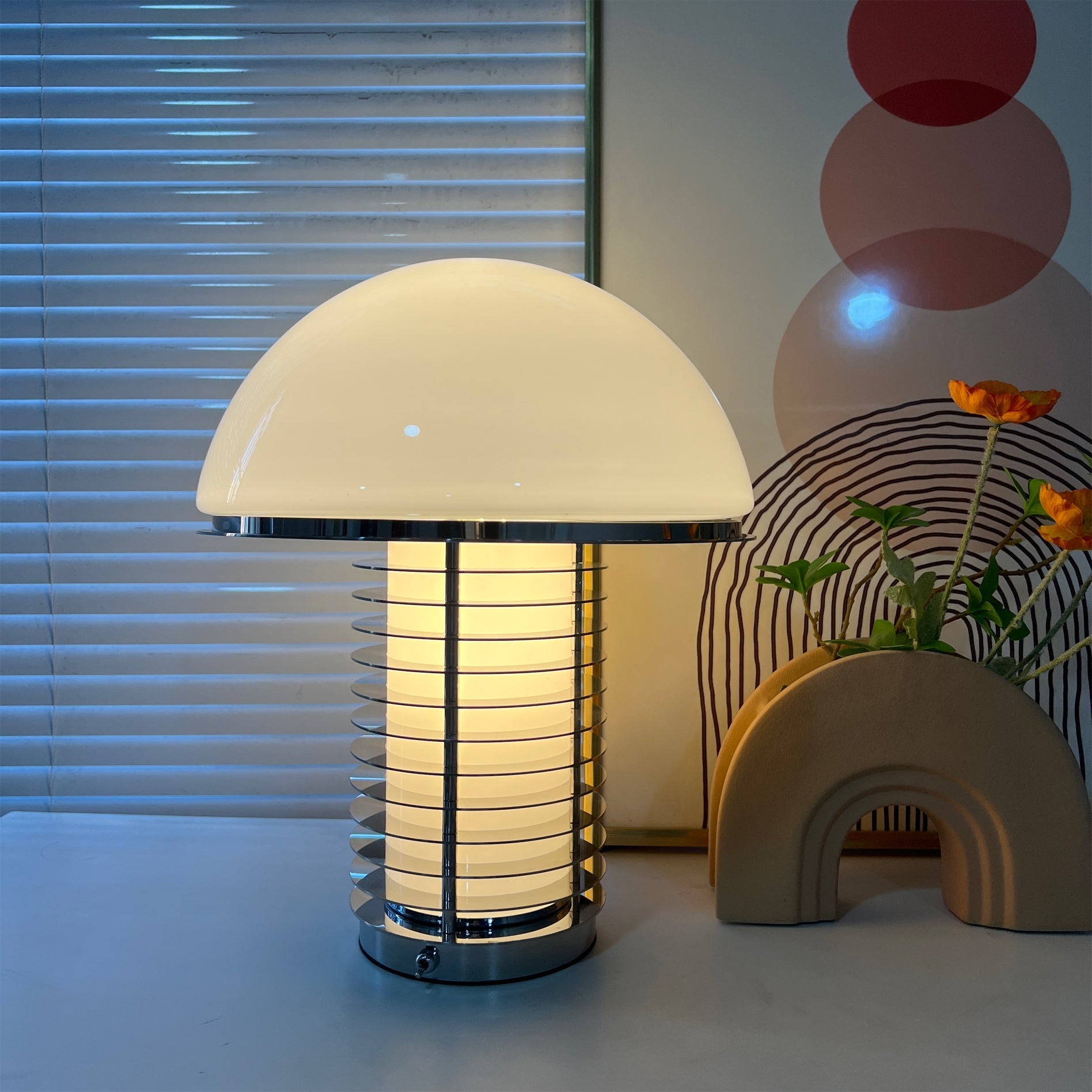 AuraDome - Gentle Radiance Minimalist Table Lamp