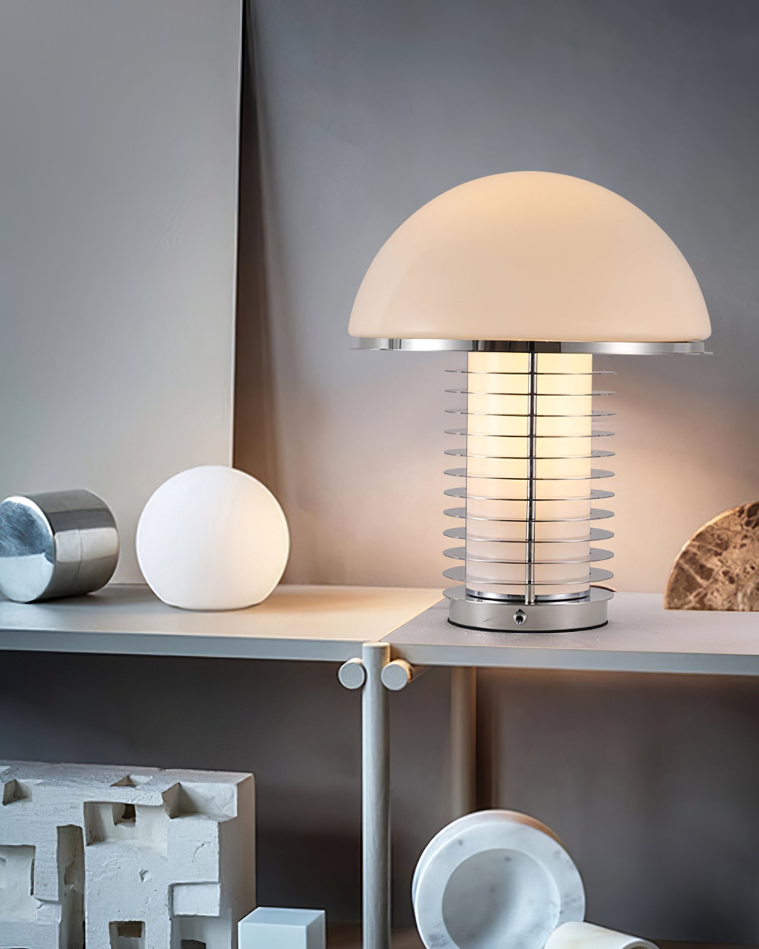 AuraDome - Gentle Radiance Minimalist Table Lamp