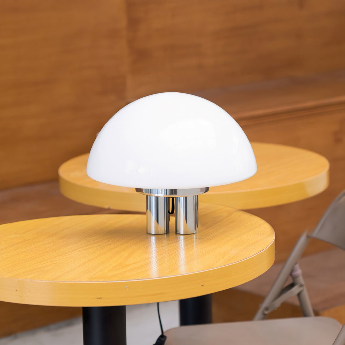 DomeLight - Contemporary Chrome Accent Table Lamp