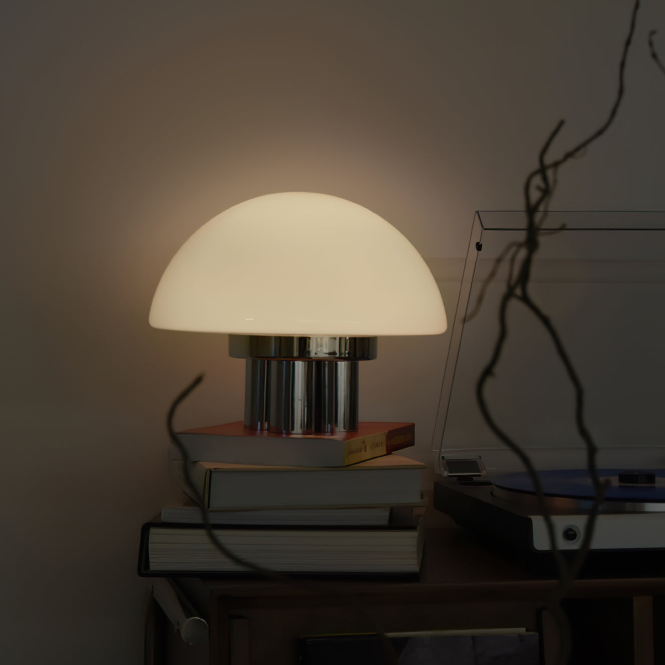 DomeLight - Contemporary Chrome Accent Table Lamp