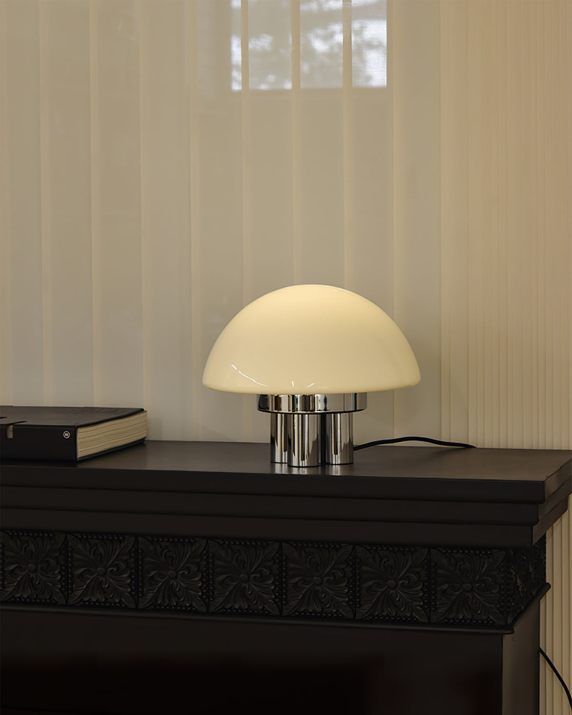 DomeLight - Contemporary Chrome Accent Table Lamp