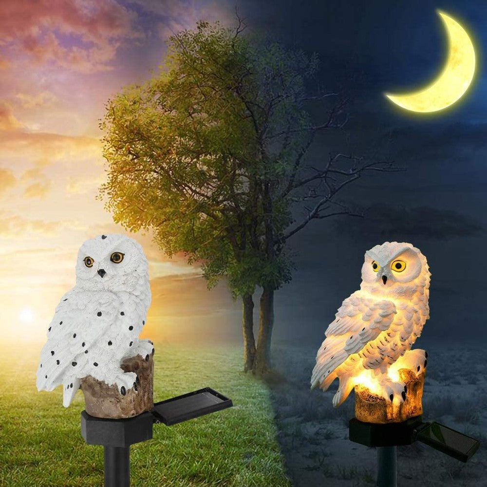 OwlGlow - Solar-Powered Brilliance Outdoor Garden Lamp