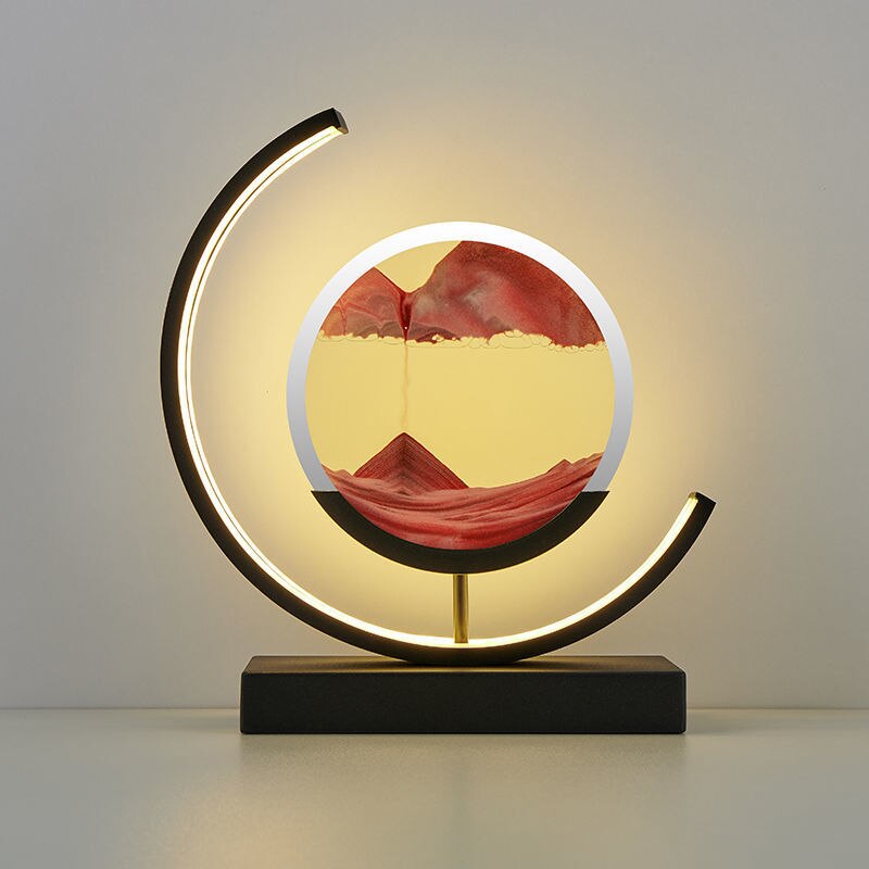 LumeFlow - Stylish Quicksand Table Lamp