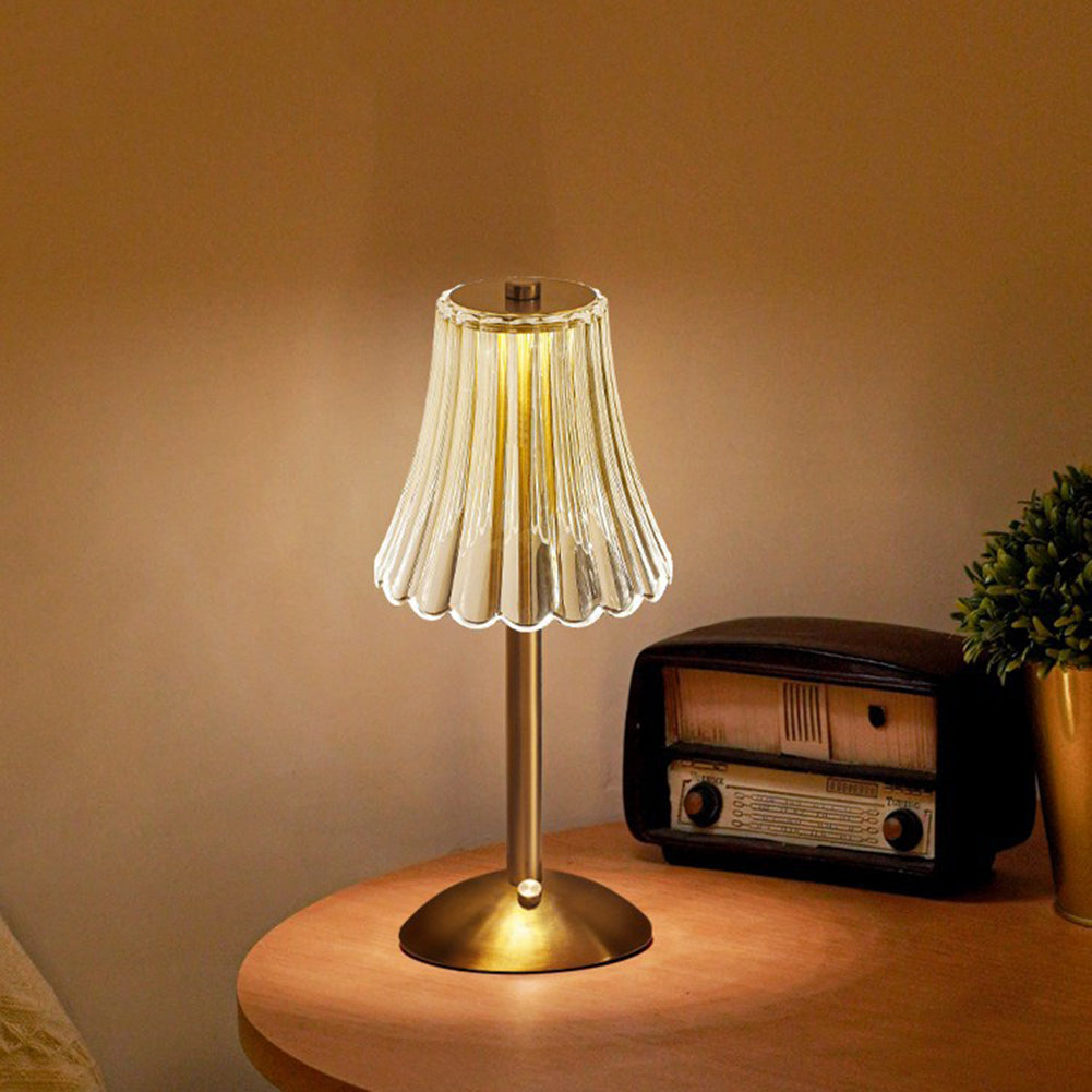 LuxeLyte - Timeless Golden Table Lamp