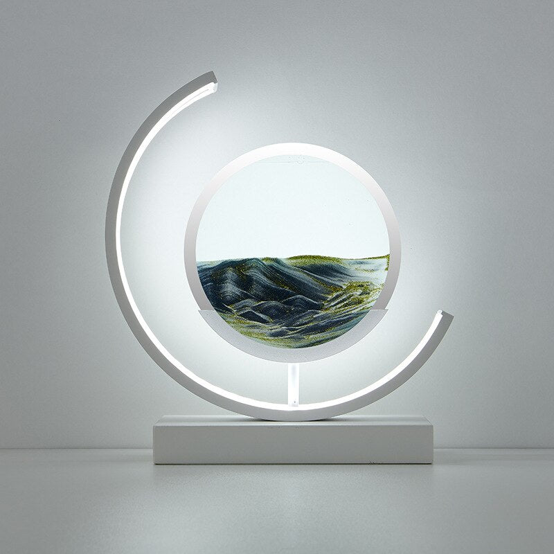 LumeFlow - Stylish Quicksand Table Lamp