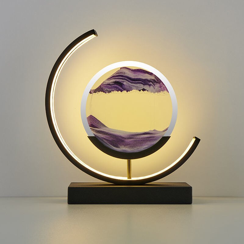 LumeFlow - Stylish Quicksand Table Lamp