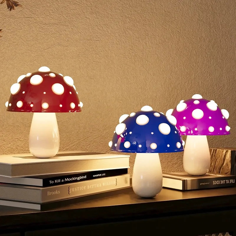 FungiGlow - Compact Rechargeable LED Table Lamp