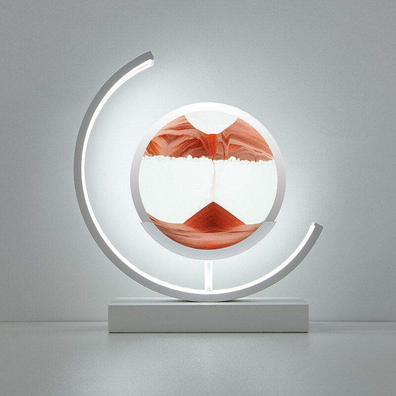 LumeFlow - Stylish Quicksand Table Lamp