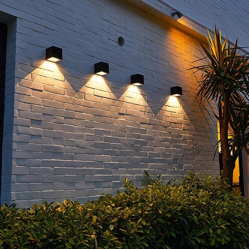 CubeLume - Elegant Soft Glow Outdoor Wall Lamp