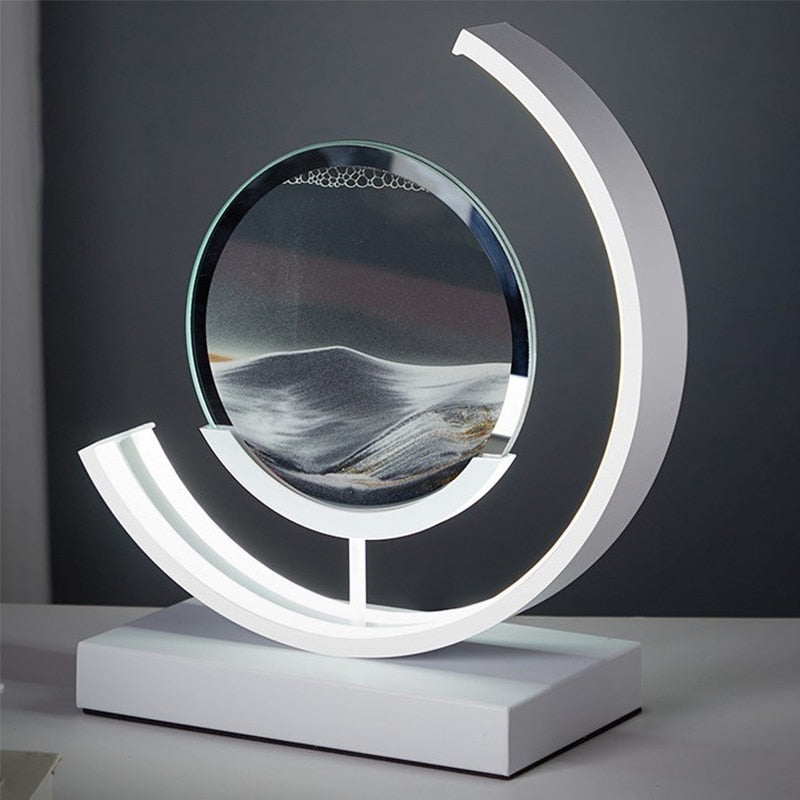 LumeFlow - Stylish Quicksand Table Lamp