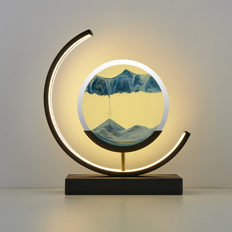 LumeFlow - Stylish Quicksand Table Lamp