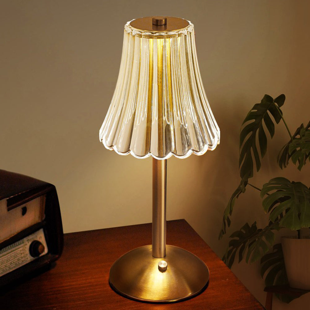 LuxeLyte - Timeless Golden Table Lamp