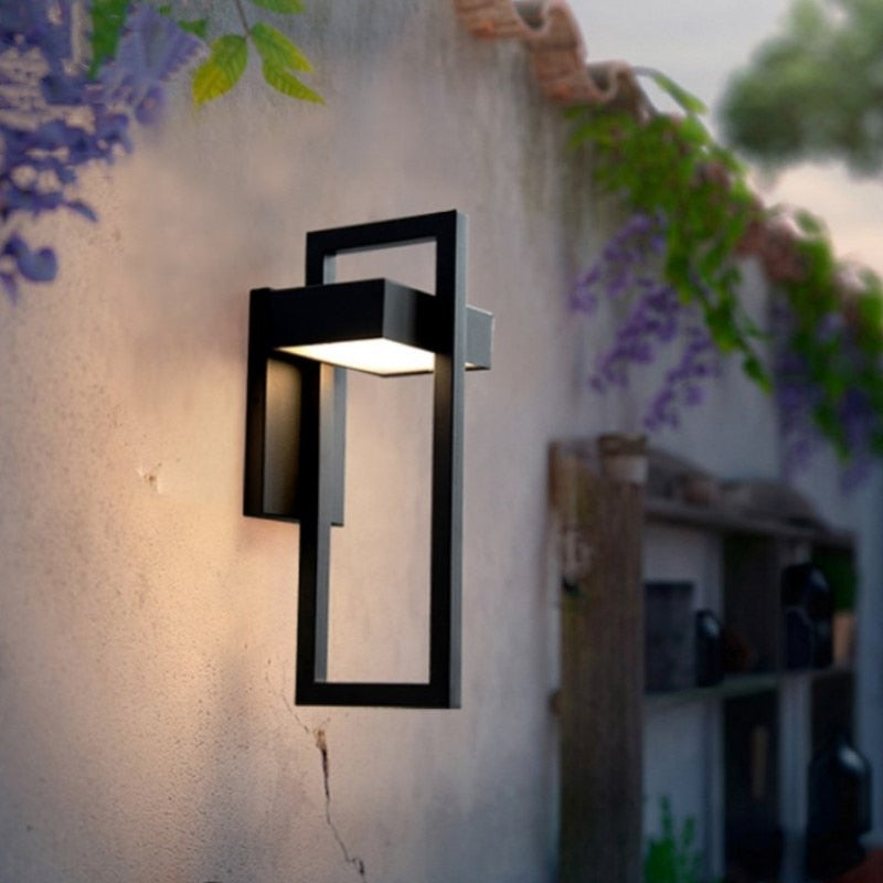 LumeGrid - Modern Angular Design Outdoor Lamp