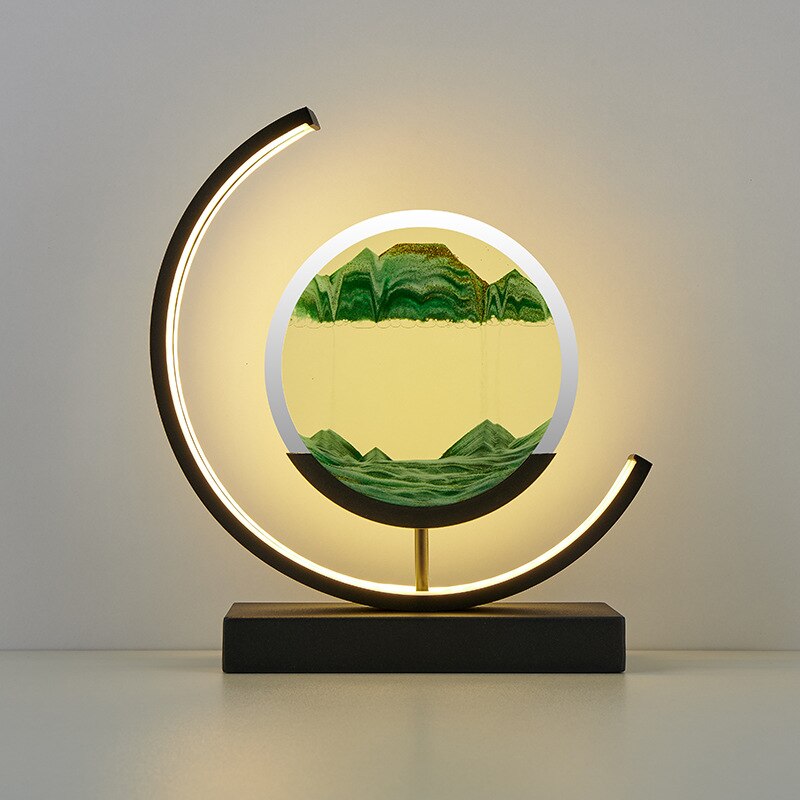 LumeFlow - Stylish Quicksand Table Lamp