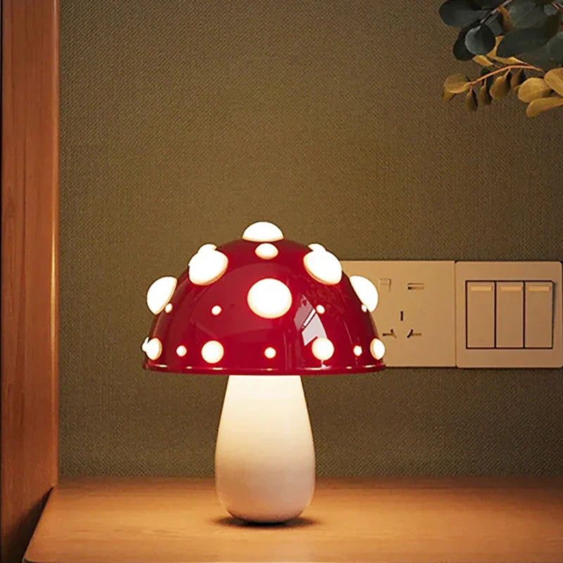 FungiGlow - Compact Rechargeable LED Table Lamp