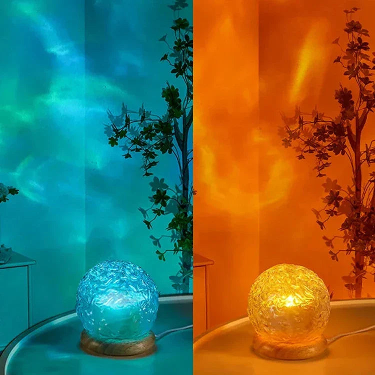 LumeNest - Calming Water Wave Light Projector