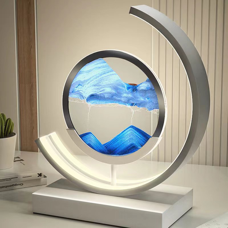 LumeFlow - Stylish Quicksand Table Lamp