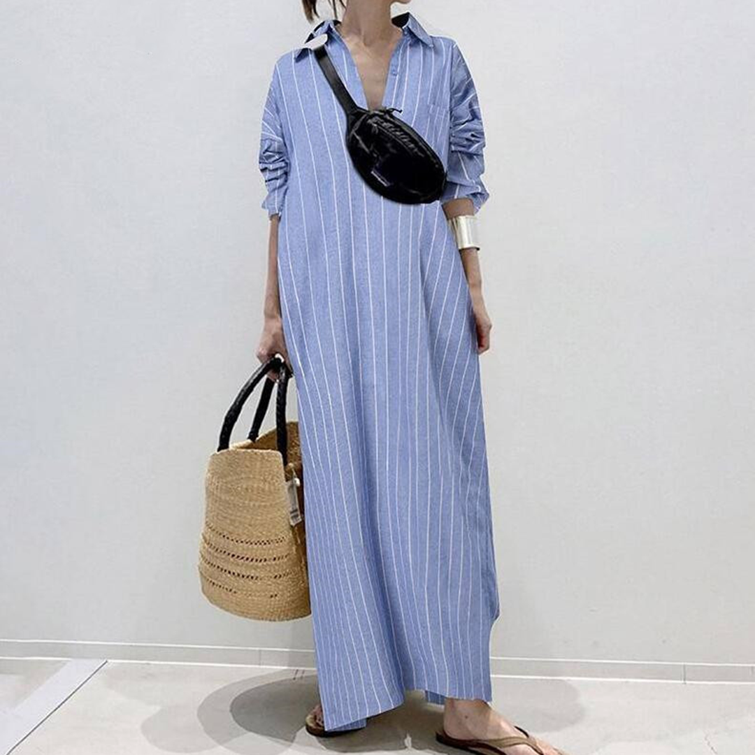 Lark - Effortless Bohemian Grace Woman's Modern Maxi Dress