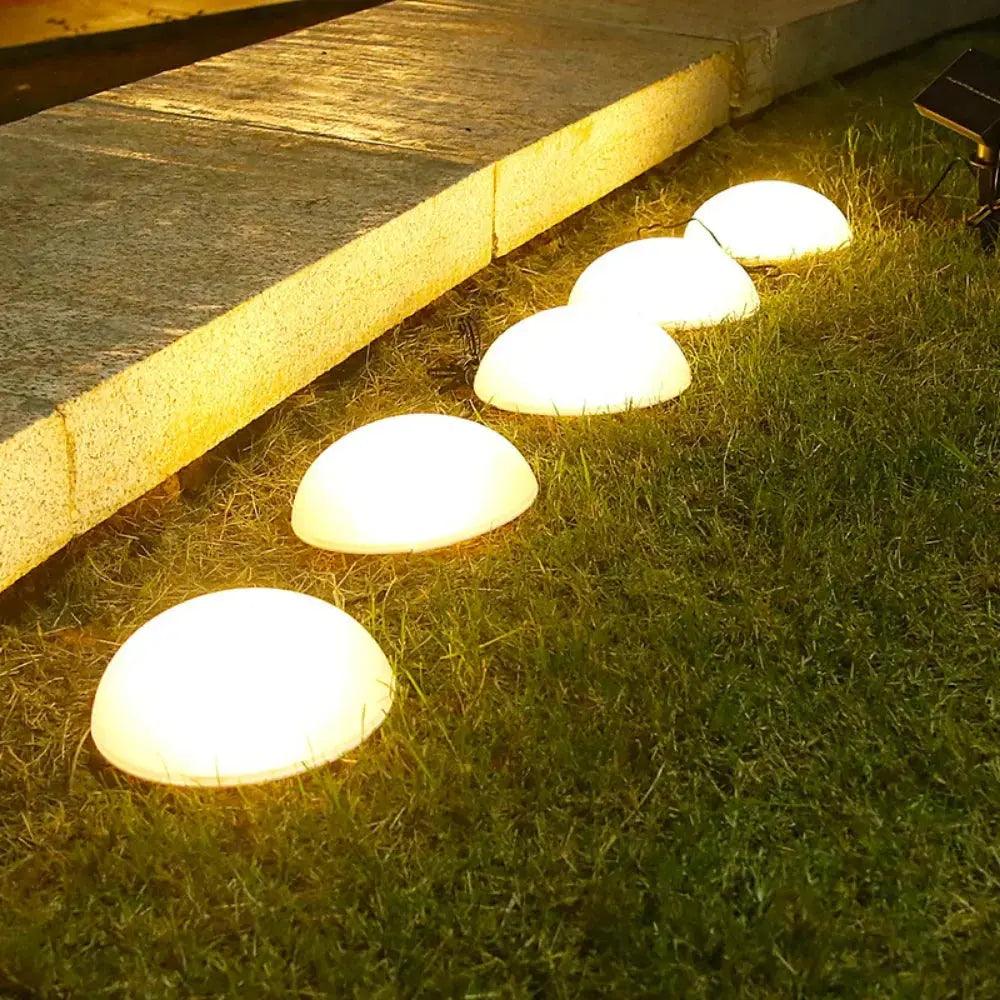 GlowDot - Modern Ambient Sphere Solar Path Lamp