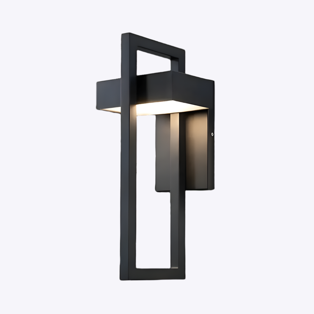 FrameGlow - Timeless Architectural Shine Outdoor Wall Lamp