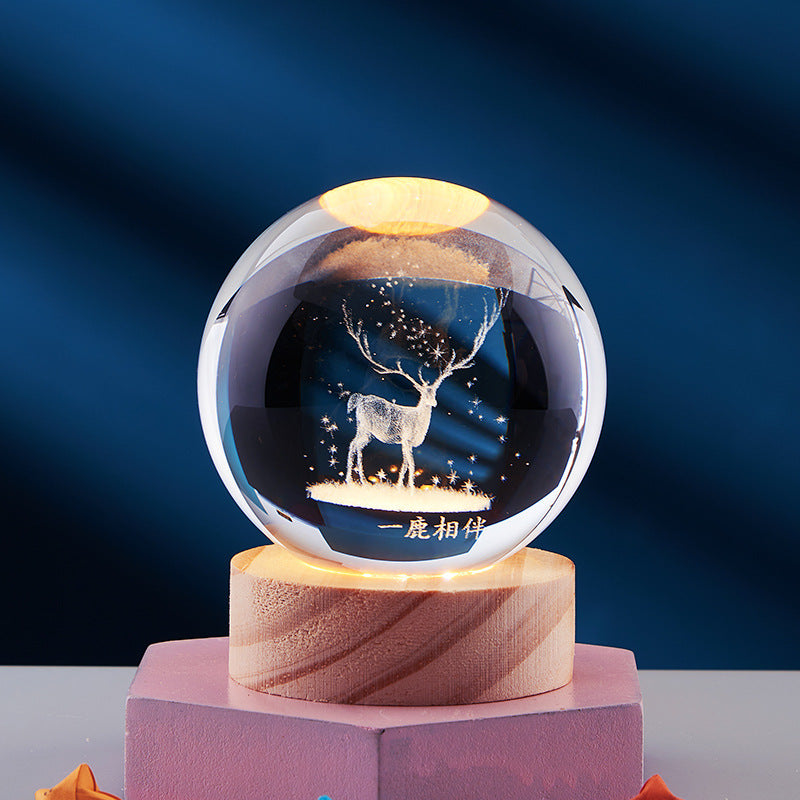 GlowSphere - Mesmerizing 3D Effect Night Light