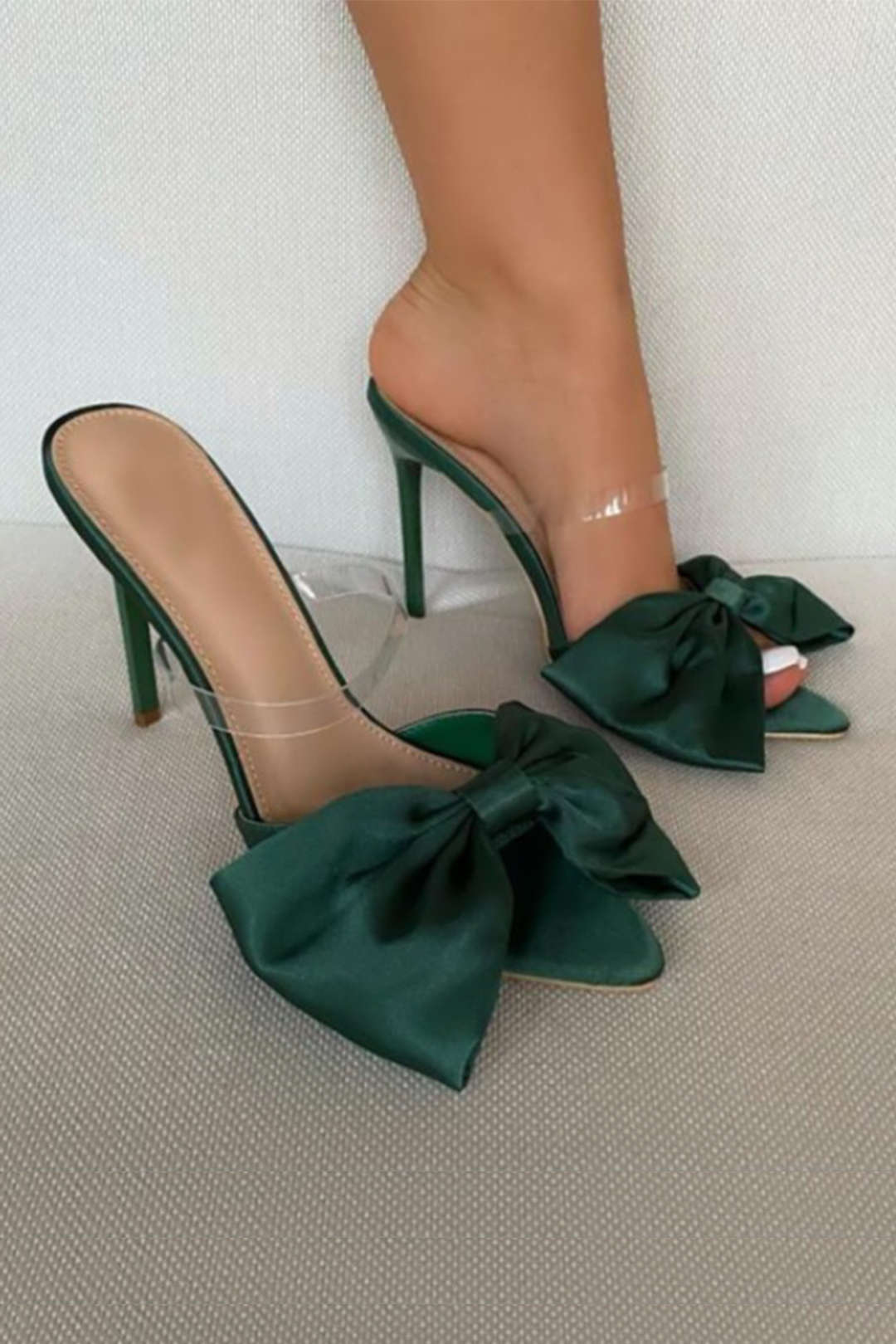 Bowtie Slingback High Heels Dreamardi