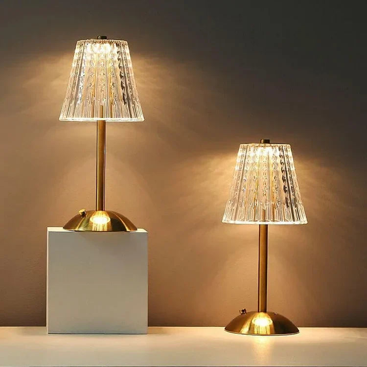 LuxeLyte - Timeless Golden Table Lamp