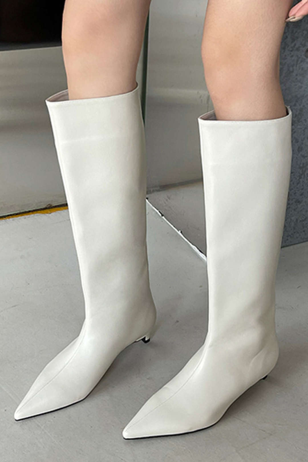 Lily - Sleek Thin Heel Woman's Knee High Mid Calf Boots Dreamardi