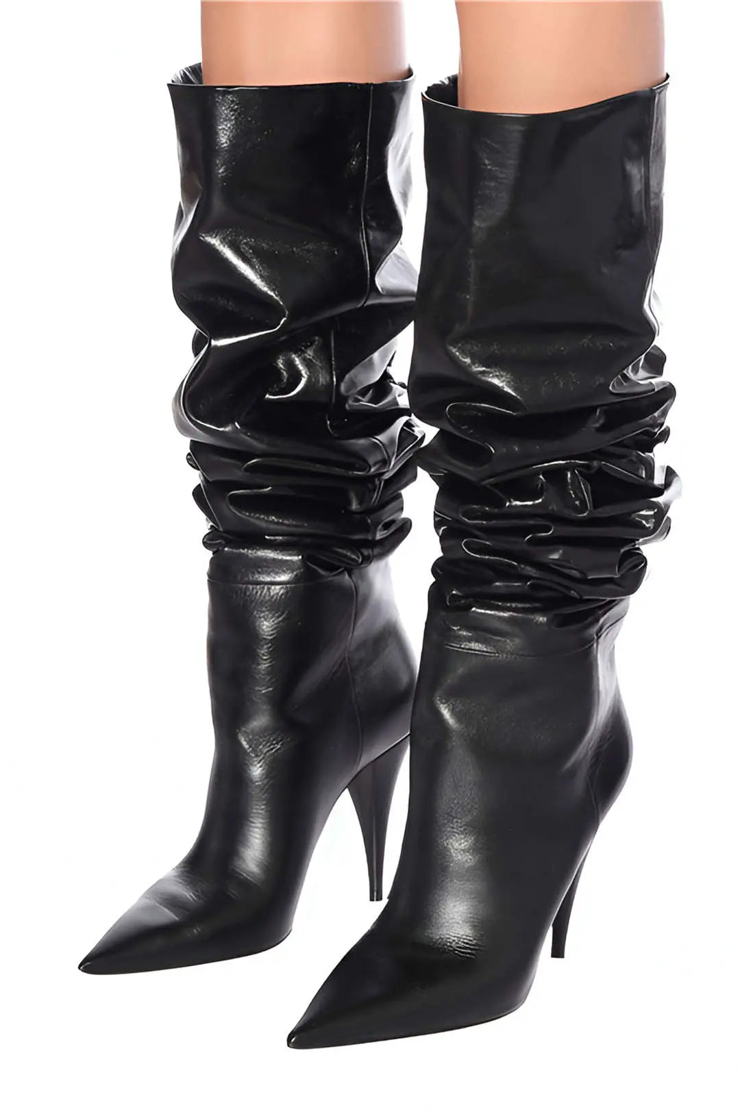 Chelsea - Chic Ruched Design Woman's Knee High Boots Dreamardi