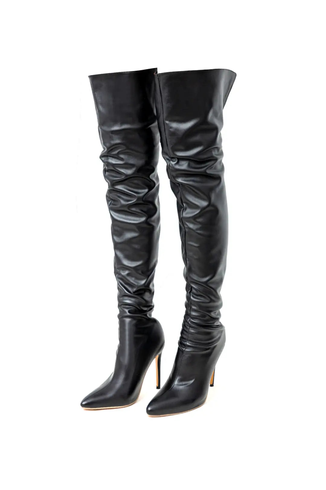 Christine - Chic Pointed Toe Design Woman's Over The Knee Boots Dreamardi