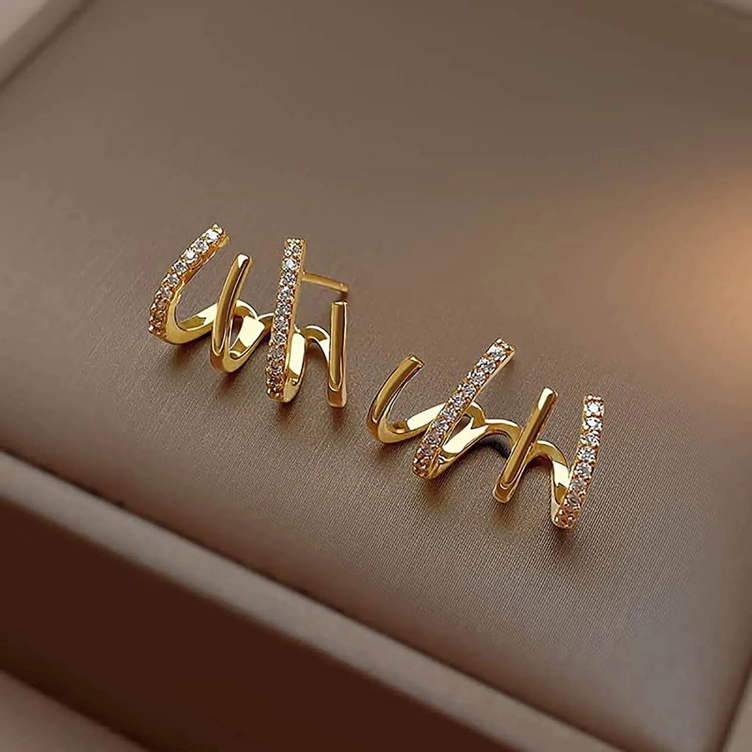 Ava - Elegant Open Ring Design Woman's Earrings Dreamardi