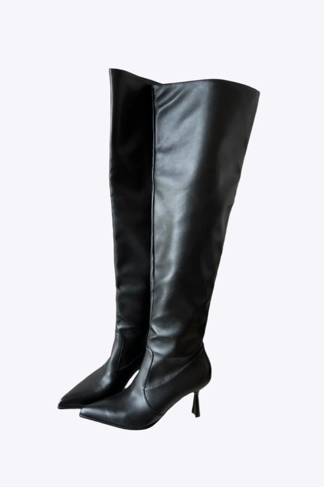 Pointed Toe Stiletto Knee High Boots Dreamardi