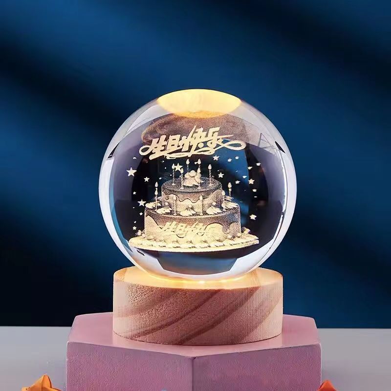 GlowSphere - Mesmerizing 3D Effect Night Light