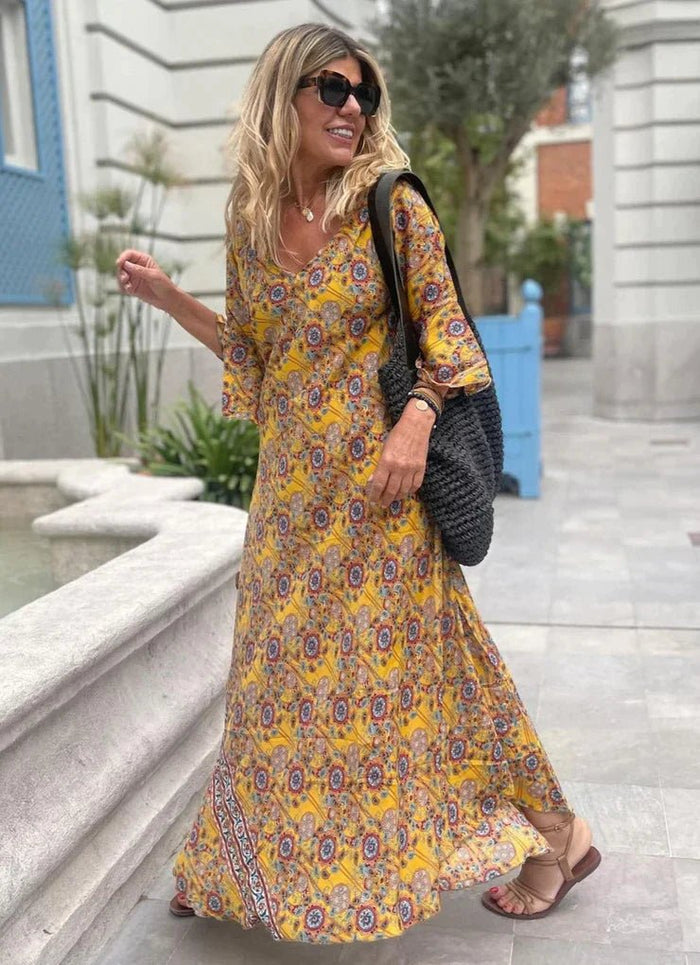 Liusaidh - Effortless Bohemian Woman's Maxi Dress