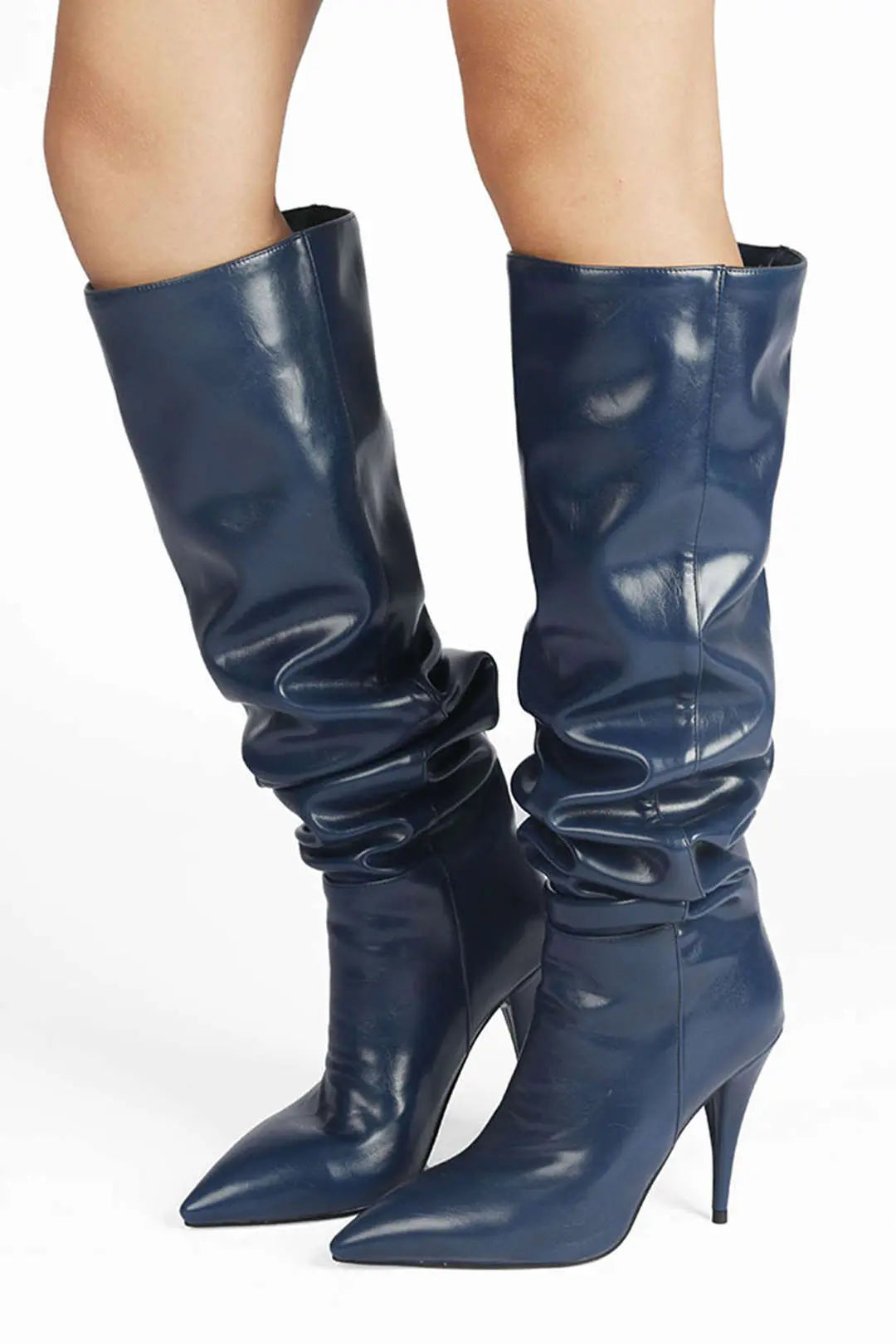 Chelsea - Chic Ruched Design Woman's Knee High Boots Dreamardi