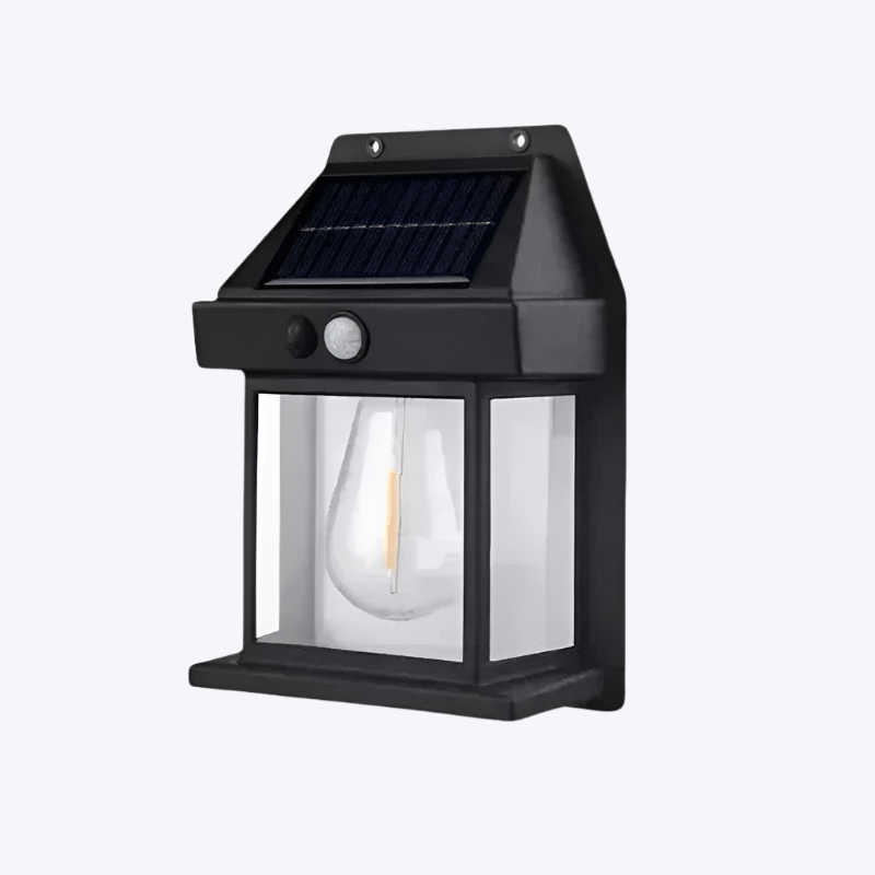 GlowGuard  - Classic Warm Illumination Solar Wall Lamp