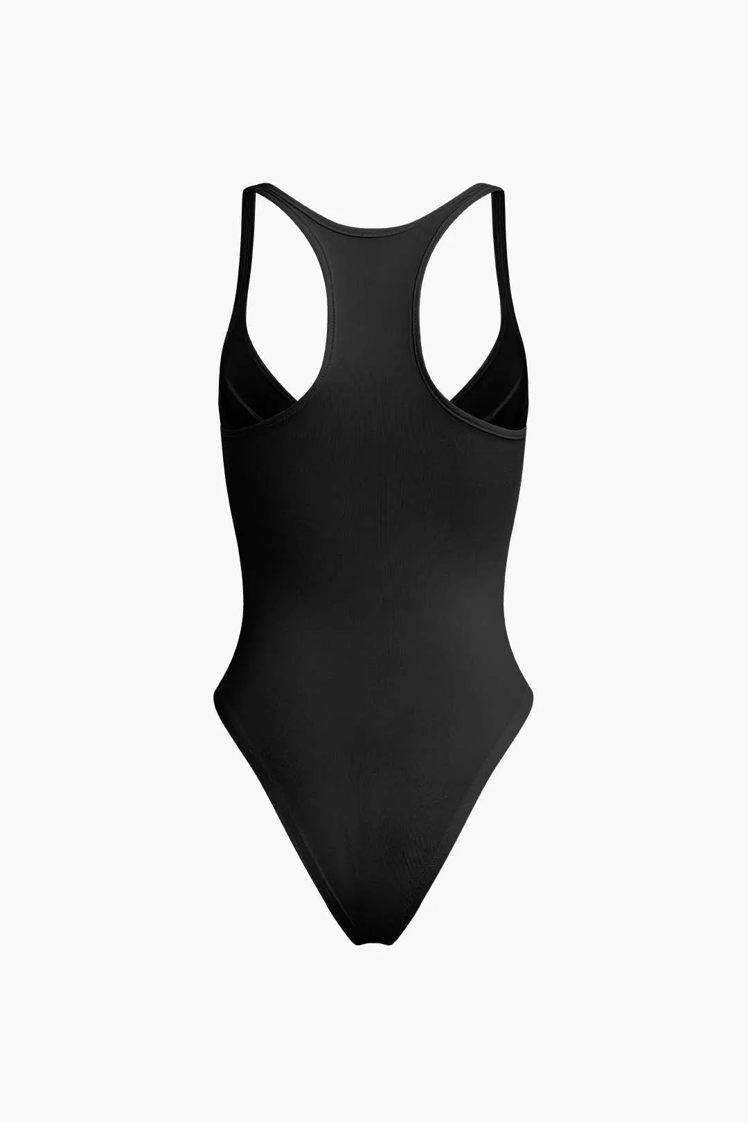 Celia - Basic Deep V Neck Woman's Bodysuit Dreamardi