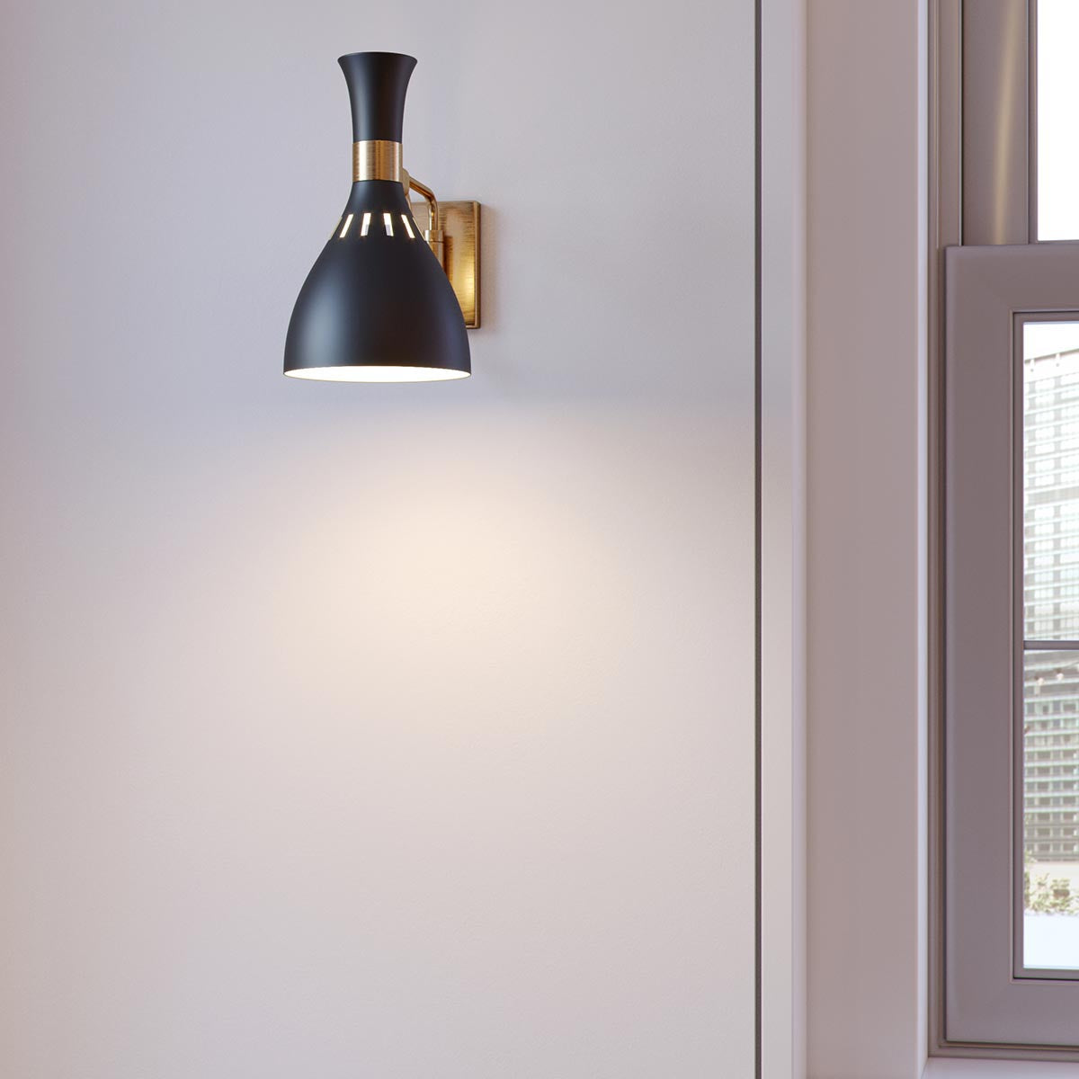 BoldGlow - Contemporary Black Look Wall Lamp