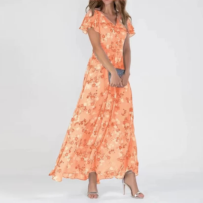 Vespera - Airy & Feminine Charm Woman's Maxi Dress